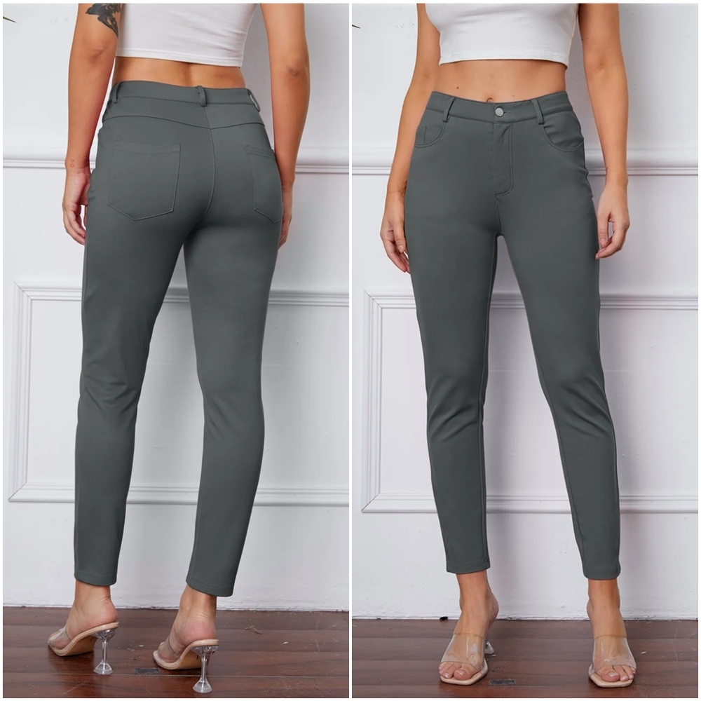 Stitch & Stretch Skinnies - Dark Gray